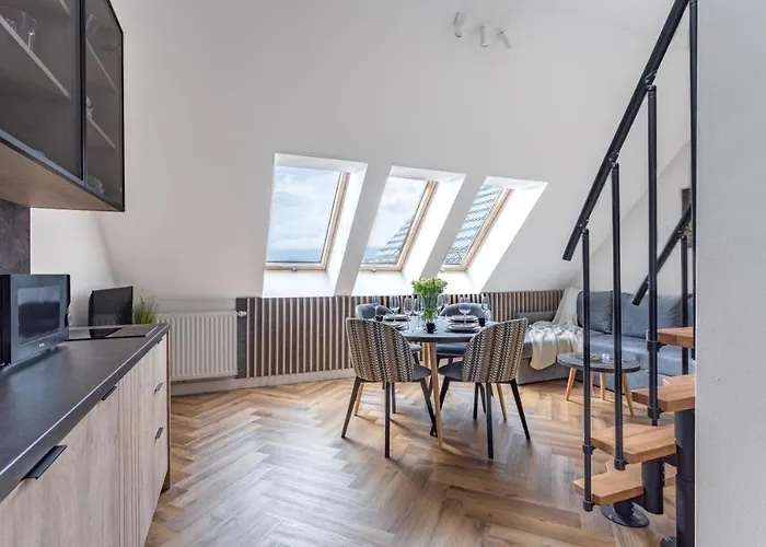 Apartament B28 Green Resort Dwupoziomowy Z Basenem, Sauna, Jacuzzi - 5D Apartments