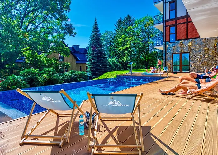 Apartament B28 Green Resort Dwupoziomowy Z Basenem, Sauna, Jacuzzi - 5D Apartments